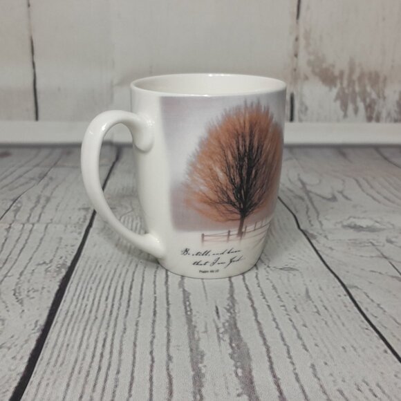 Coffee Mug Cup Faithfully Yours Psalm 46:10 David Lorenz Winston With Box - Picture 5 of 12
